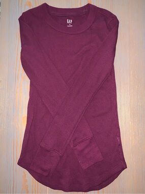 Purple GAP Women's Purple Long-Sleeve Thermal Top